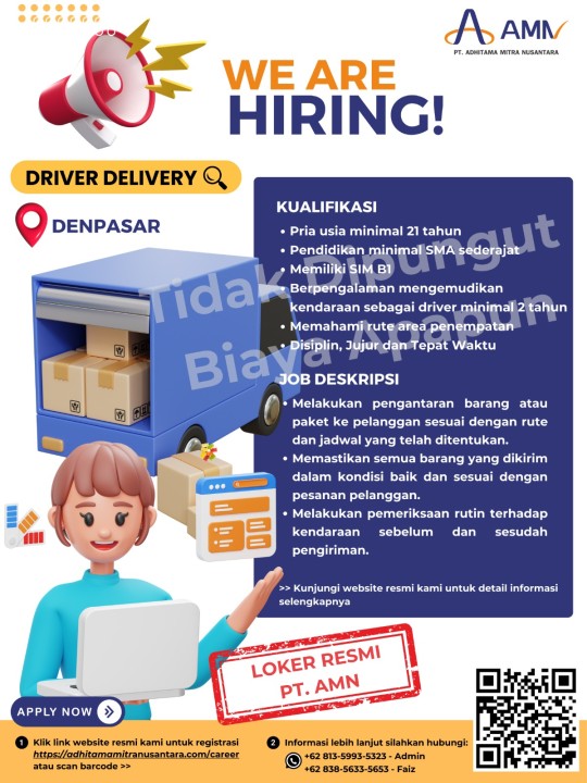 DRIVER DELIVERY (DENPASAR)