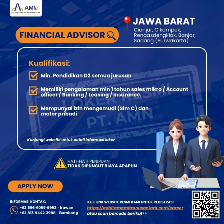 FINANCIAL ADVISOR (JAWA BARAT)