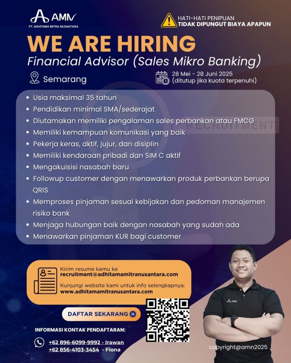 Financial Advisor (Sales Mikro Banking)