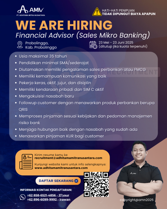 Financial Advisor (Sales Mikro Banking)