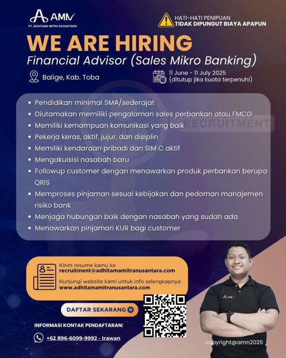 Financial Advisor (Sales Mikro Banking)