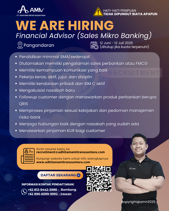 Financial Advisor (Sales Mikro Banking)