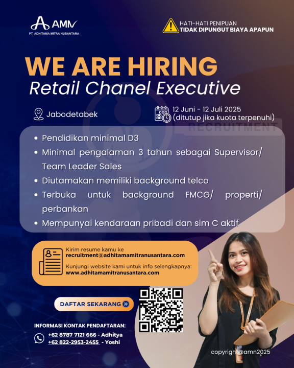Retail Channel Executive