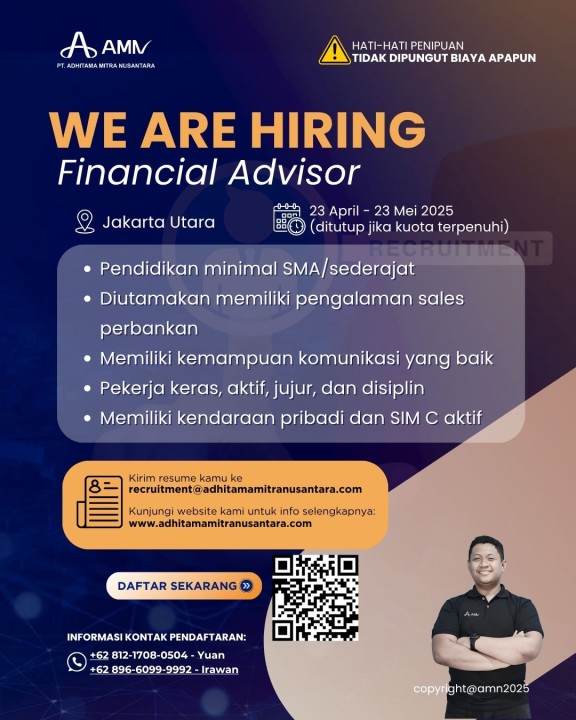 Financial Advisor (Sales Mikro Banking)