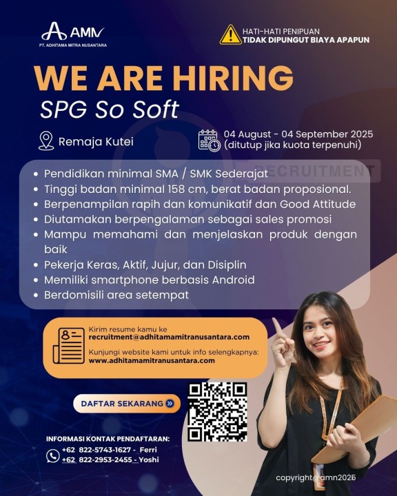 SPG Reguler - So Soft - Remaja Kutei
