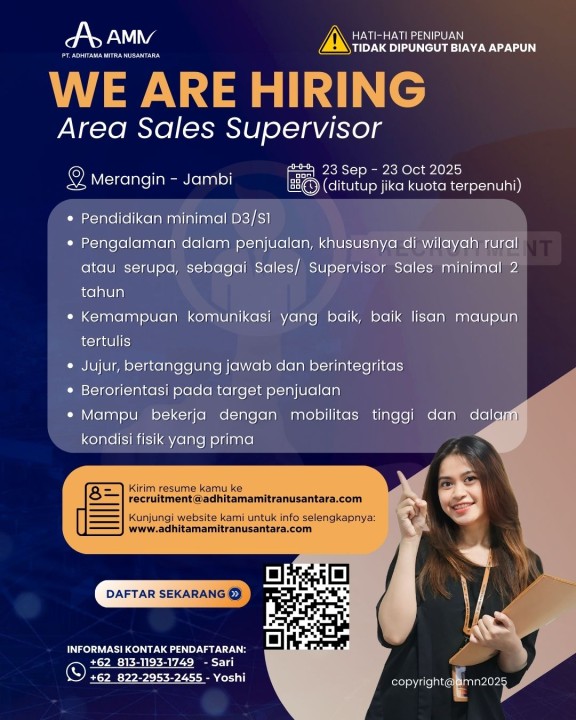 Area Sales Supervisor