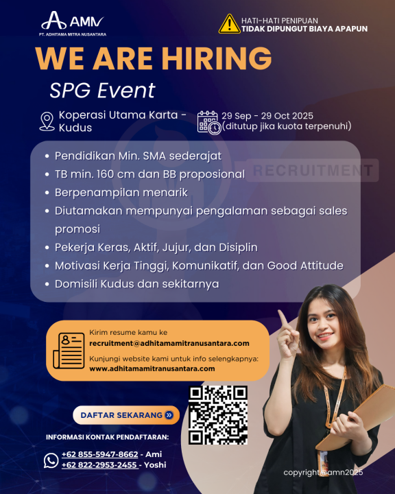 SPG Event - Koperasi Utama Karta
