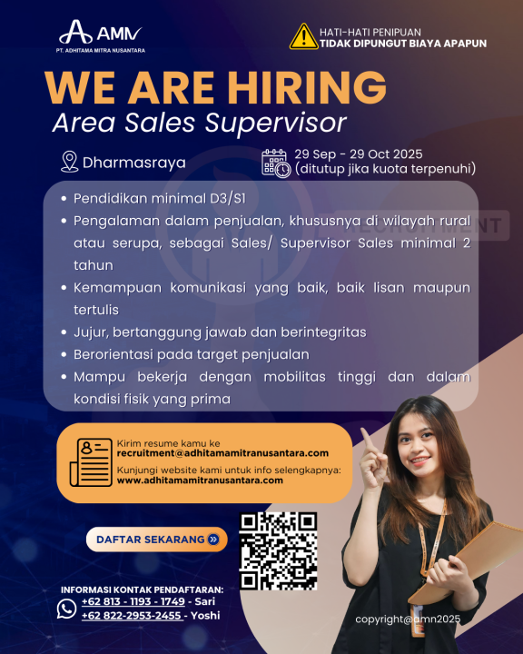 Area Sales Supervisor