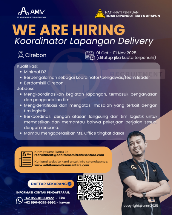 Koordinator Lapangan Delivery