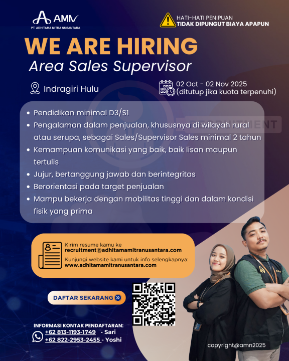 Area Sales Supervisor