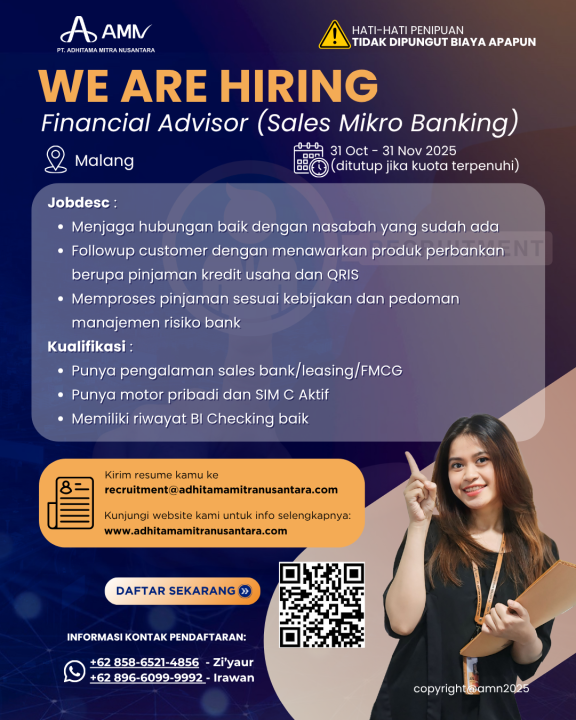 Financial Advisor (Sales Mikro Banking)