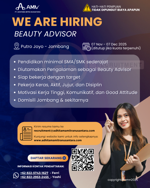 Beauty Advisor - Putro Joyo