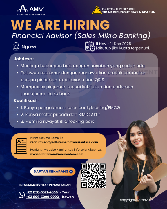 Financial Advisor (Sales Mikro Banking)