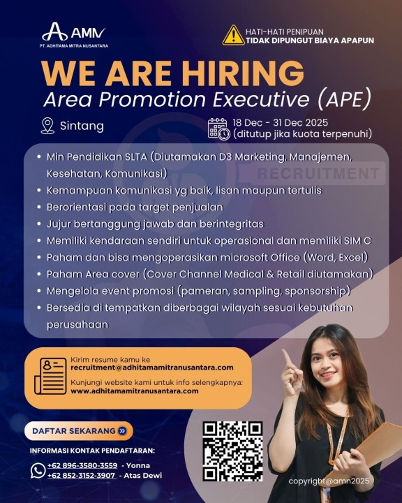 Area Promotion Executive