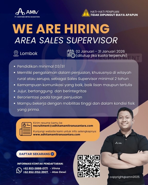 Area Sales Supervisor