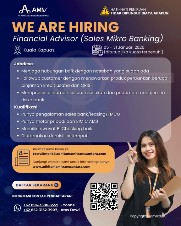 Financial Advisor (Sales Mikro Banking)