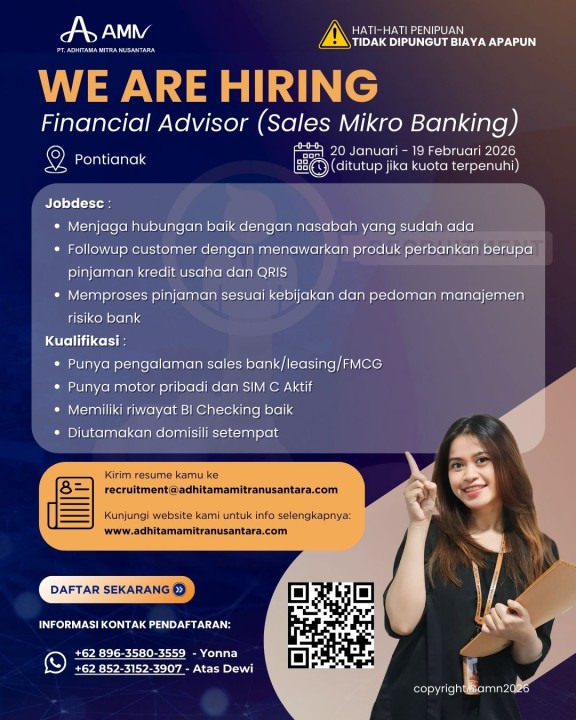 Financial Advisor (Sales Mikro Banking)