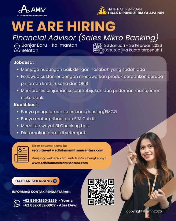 Financial Advisor (Sales Mikro Banking)