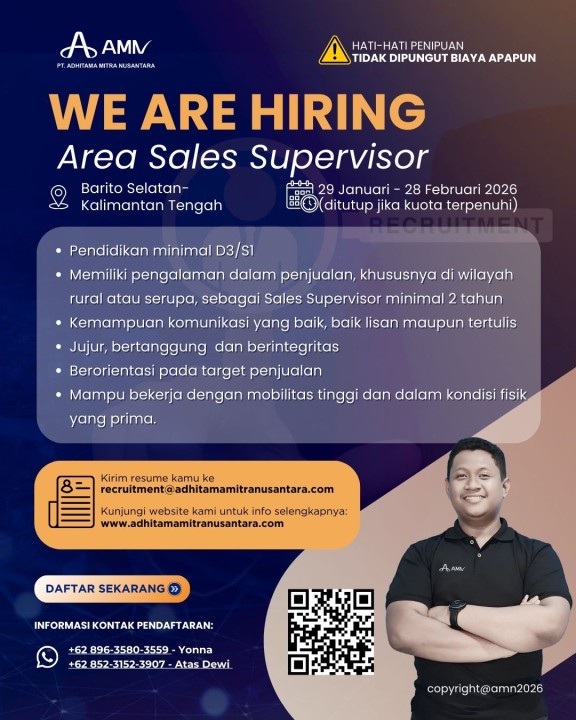 Area Sales Supervisor