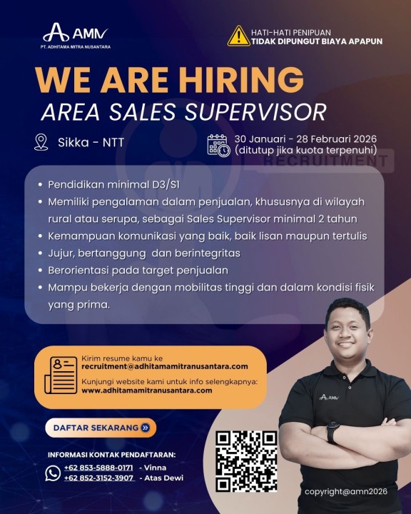 Area Sales Supervisor