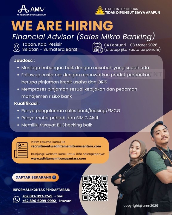 Financial Advisor (Sales Mikro Banking)