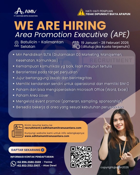 Area Promotion Executive