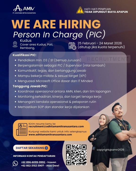 PIC (Person In Charge) - Kudus