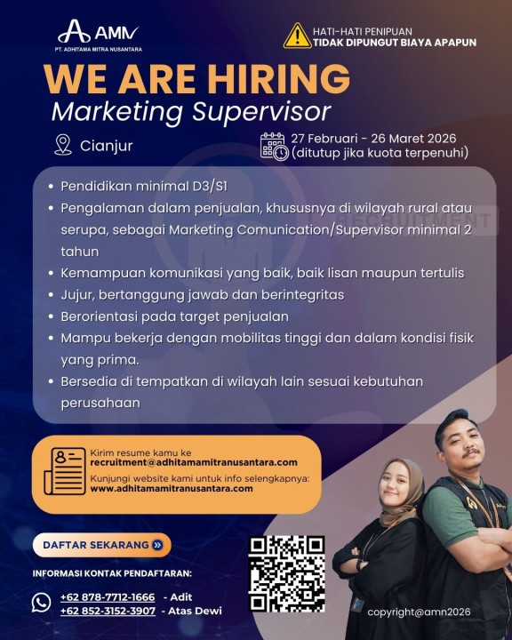 Marketing Supervisor