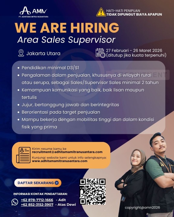 Area Sales Supervisor