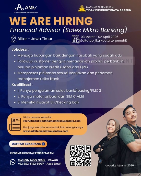 Financial Advisor (Sales Mikro Banking)