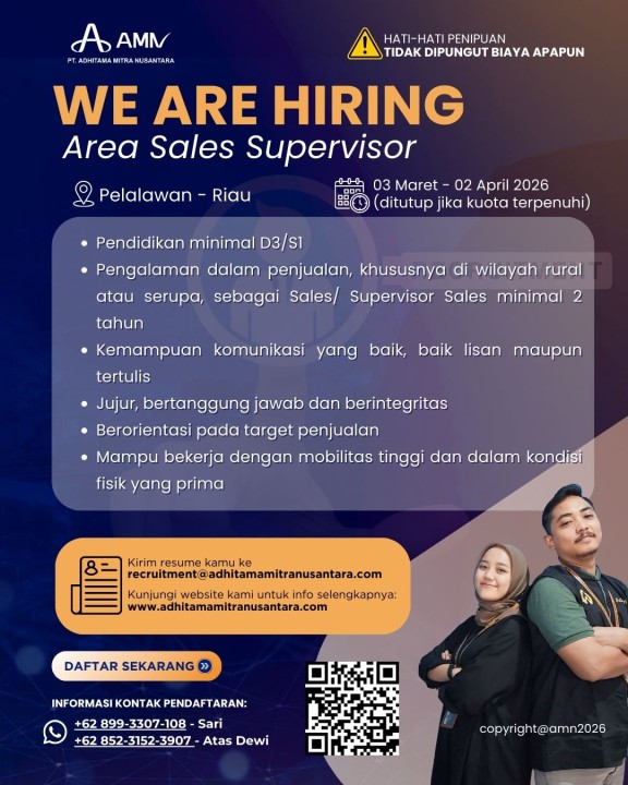 Area Sales Supervisor