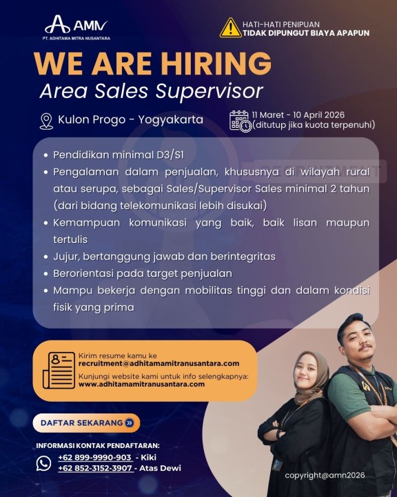 Area Sales Supervisor