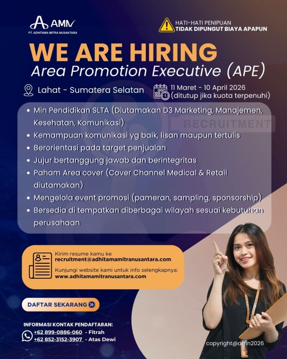 Area Promotion Executive