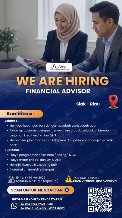 Financial Advisor (Sales Mikro Banking)