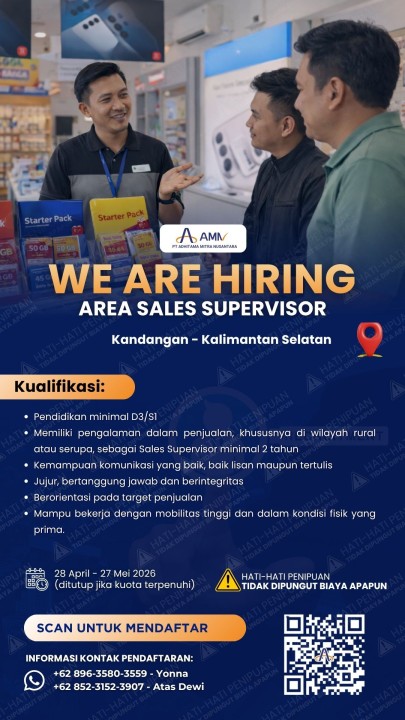 Area Sales Supervisor (RSE) Kandangan