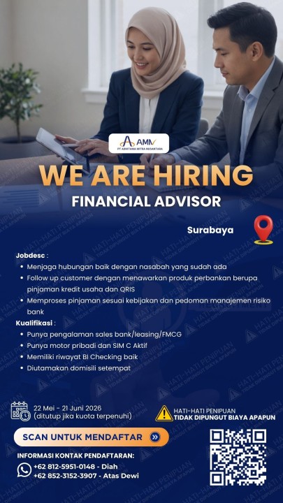 Financial Advisor (Sales Mikro Banking)