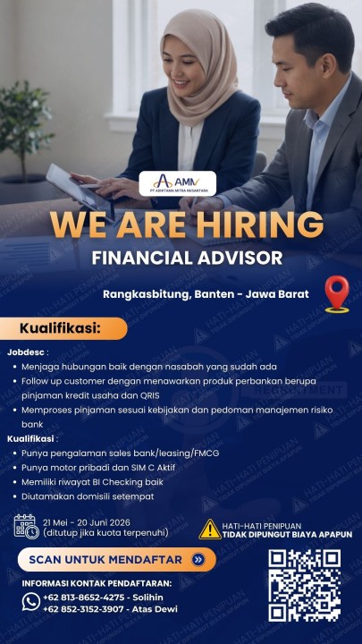 Financial Advisor (Sales Mikro Banking)