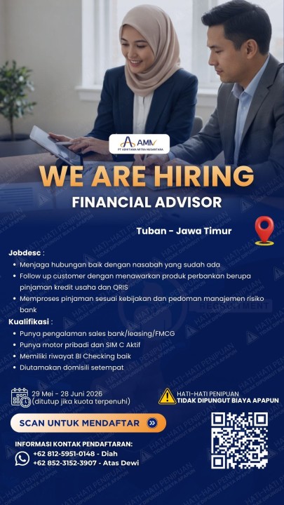 Financial Advisor (Sales Mikro Banking)