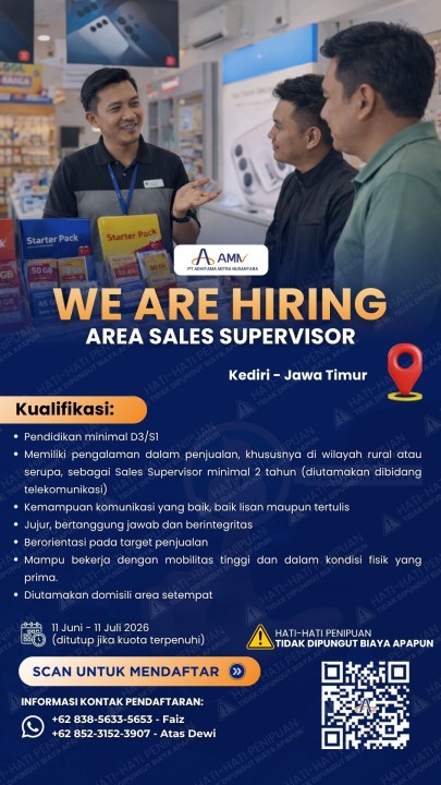 Area Sales Supervisor - Kediri