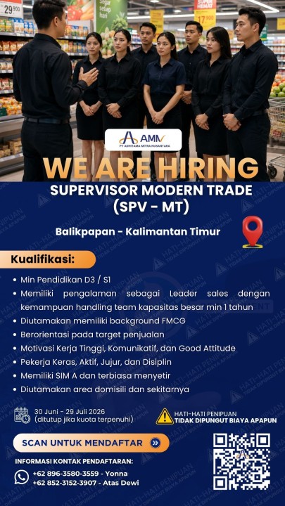 Supervisor Modern Trade (SPV - MT)
