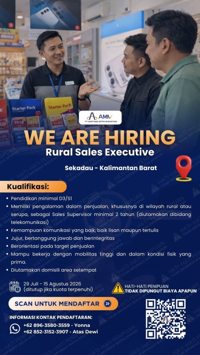 RURAL SALES EXECUTIVE (RSE) Sekadau