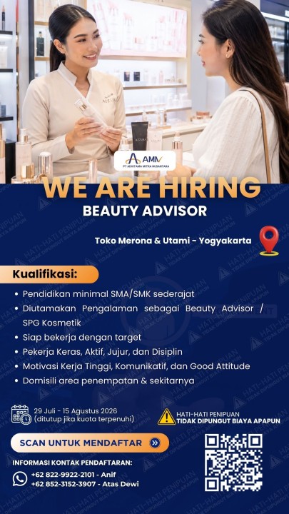 Beauty Advisor (BA) - Yogyakarta