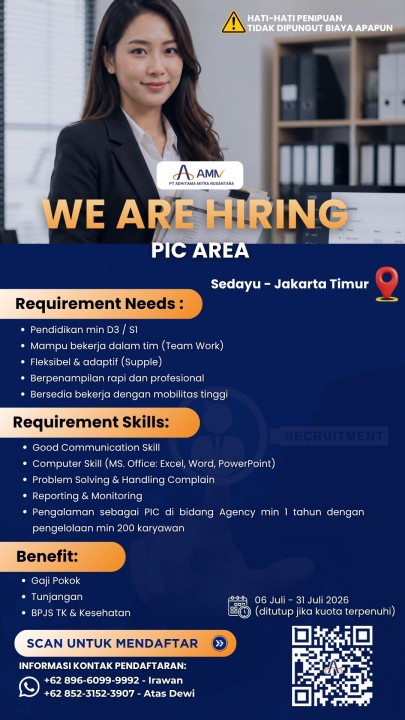 PIC (Person In Charge) - Jakarta Timur