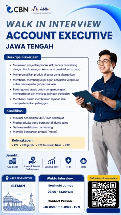 Account Executive CBN Sleman