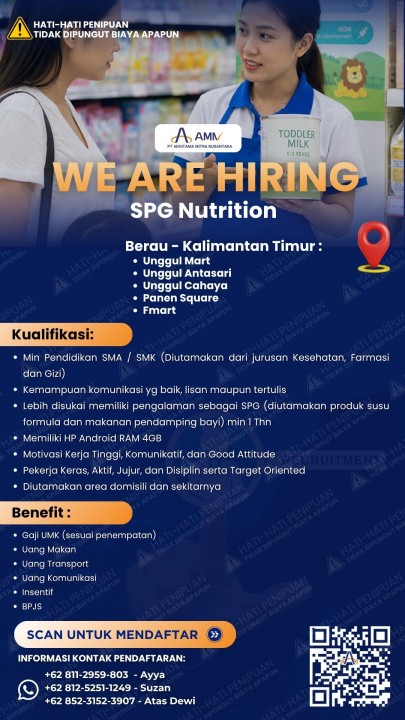 SPG Susu Formula Area Berau Kaltim