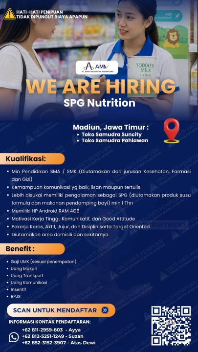 SPG Susu Formula Area Madiun