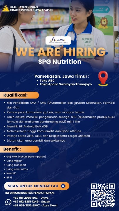 SPG Susu Formula Area Pamekasan
